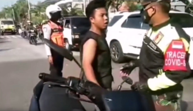 Viral Pemuda di Sidoarjo Ngamuk dan Lawan Petugas Gegara Ditegur Tak Pakai Masker 
