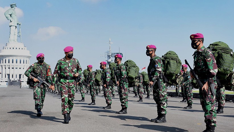 Kisah Asal-usul Baret Ungu Korps Marinir, Terinspirasi Selendang Nyi Roro Kidul