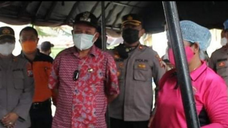 Bantu Makanan Warga Isoman, TNI-Polri di Kota Bitung Siapkan Dapur Umum 