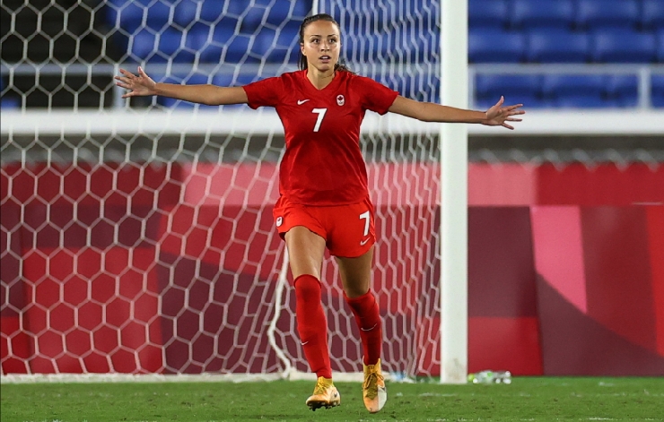 Kanada Raih Emas Sepak Bola Putri Olimpiade 2020, Pemain Cantik Ini Jadi Pahlawan 