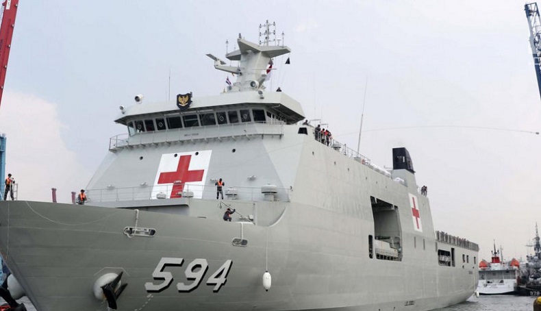 Lanal Babel Kerahkan KRI Semarang Pasok Oksigen untuk Belitung