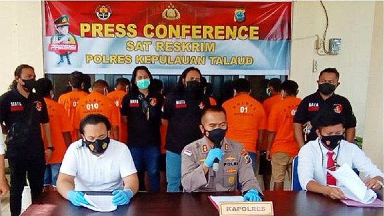 Perusakan Kantor Camat di Talaud, Polisi Tetapkan 10 Tersangka