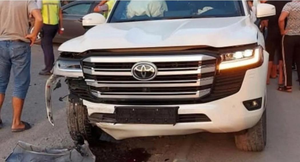 Baru Diserahkan, Toyota Land Cruiser Model Terbaru Sudah Tabrakan hingga Ringsek