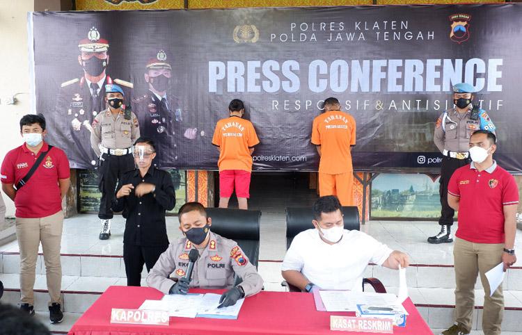 Tangkap 2 Pelaku, Polres Klaten Ungkap Kasus Pembunuhan Kasiyem