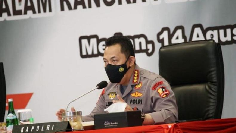 Kunjungi Medan, Ini Arahan Kapolri agar Warga Positif Covid-19 Dirawat ke Isoter