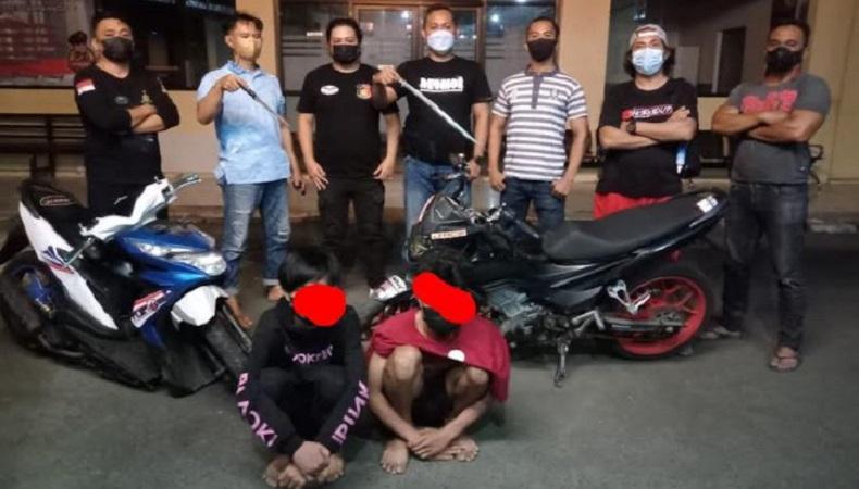 Viral Aksi Begal Motor Berpisau Terekam CCTV, 3 Pelaku Ditangkap Polresta Manado