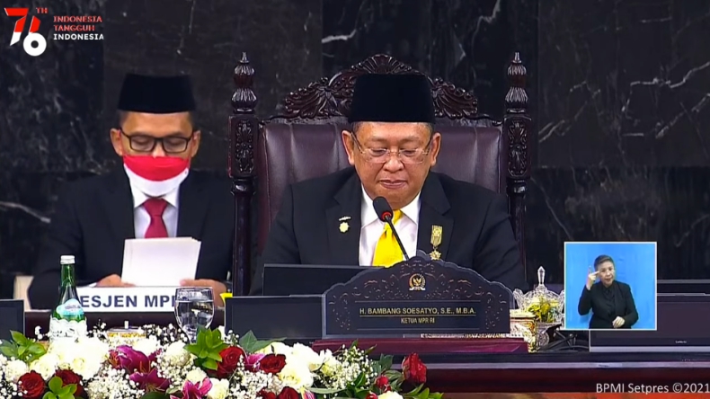 Bamsoet Buka Sidang Tahunan MPR dengan Pantun