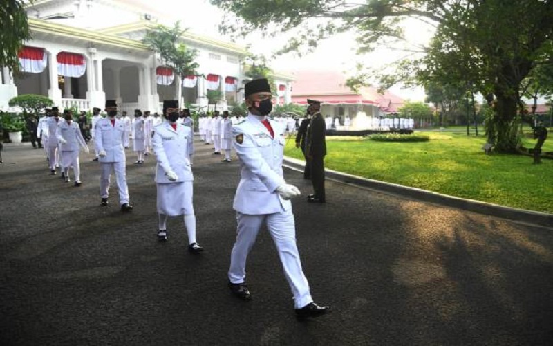 HUT Ke-76 RI di Istana Hanya Dihadiri Petugas Upacara, Ini 2 Nama Paskibraka Asal Sumsel 