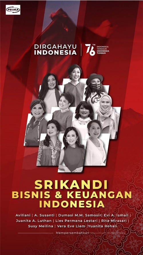  10 Srikandi Bisnis & Keuangan Indonesia Ini Persembahkan Kado untuk HUT ke-76 RI 