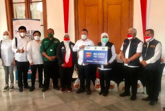 Crazy Rich Surabaya Sumbang 10.000 Paket Sembako ke Pemprov Jatim