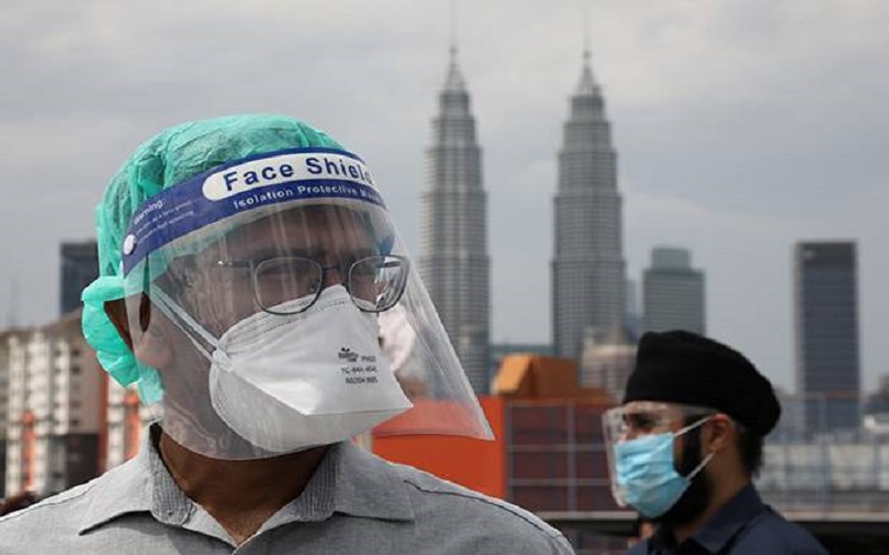  Kasus Harian Covid-19 di Malaysia Lampaui Indonesia