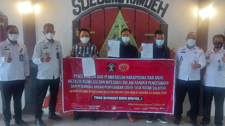 3 Napi Rutan Salatiga Jalani Asimilasi Rumah