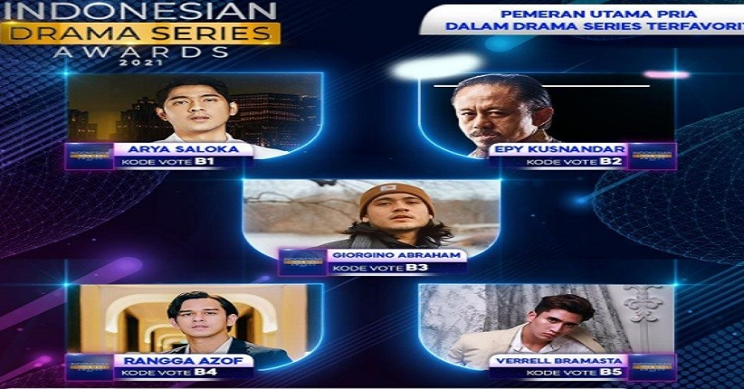  Ada Dua Sahabat yang Bersaing dalam Nominasi Pemeran Utama Pria di Indonesian Drama Series Awards 2021