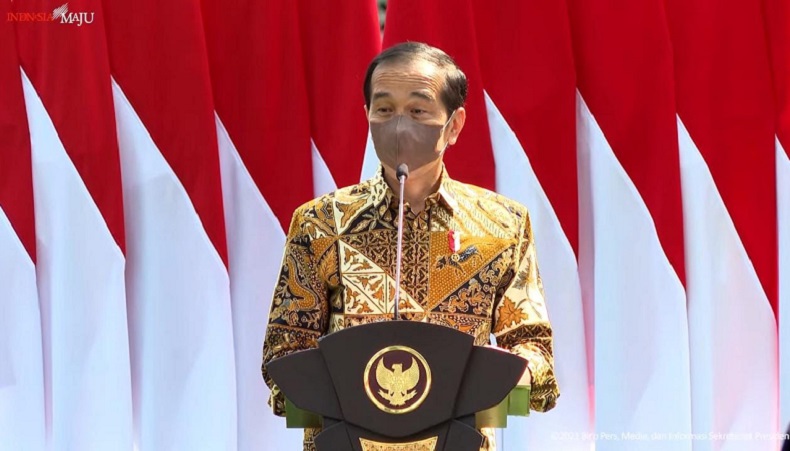 Jokowi Jelaskan Alasan Purnapaskibraka 2021 Jadi Duta Pancasila