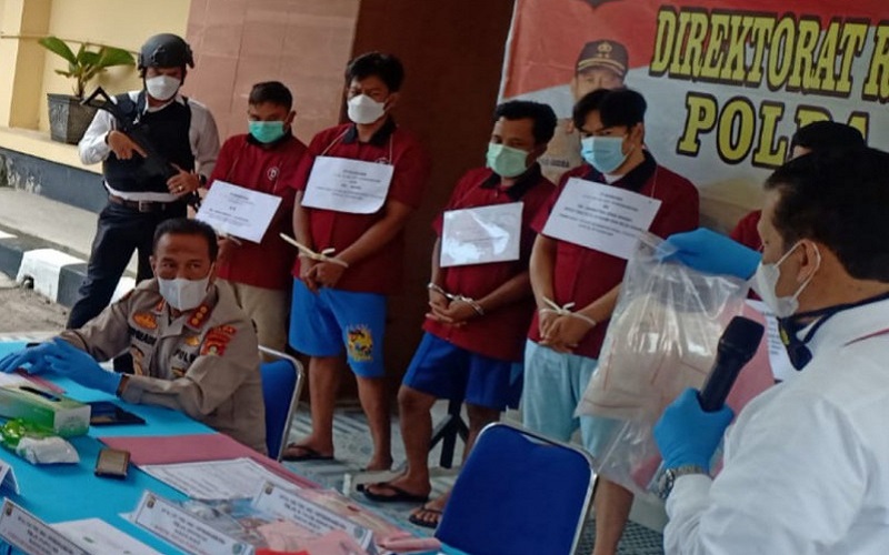 Berantas Narkoba di Tengah Pandemi, Polda Sumsel Tangkap 47 Tersangka di Sejumlah TKP