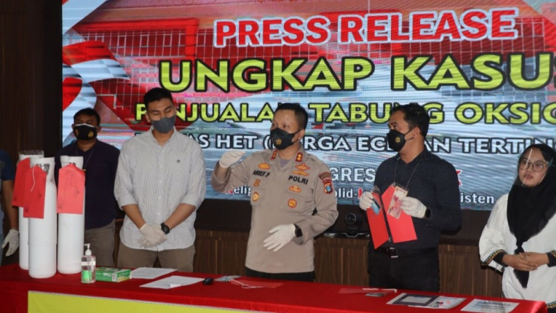 Jual Tabung Oksigen 1 Meter Kubik Rp5,5 Juta, Pemuda Ini Ditangkap Polisi