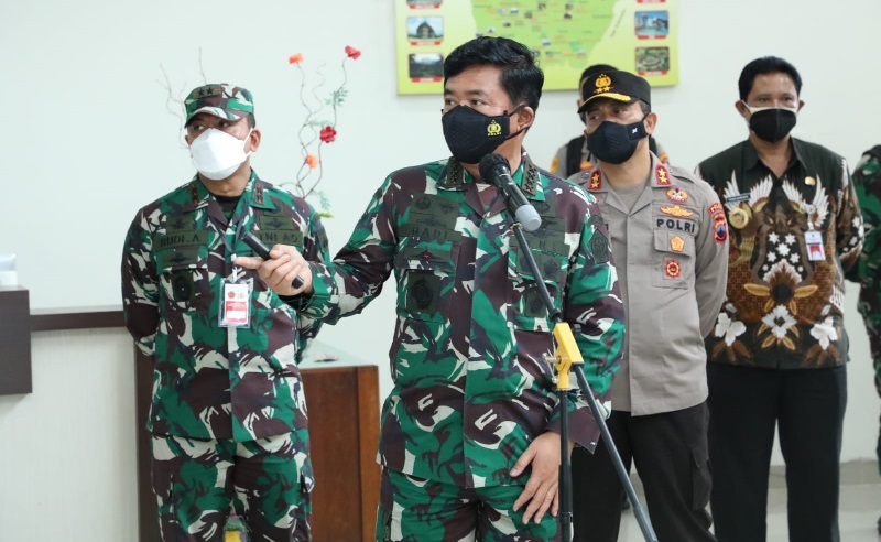 Pimpin Rapat Penanganan Covid-19 di Klaten, Panglima TNI: Kita Keroyok