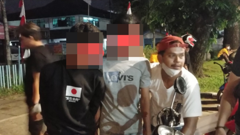 Bubarkan Balap Liar, Polresta Padang Tangkap 2 Remaja karena Bawa Ganja