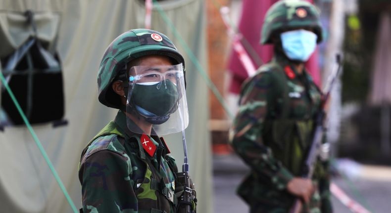 Kasus Covid di Vietnam Semakin Parah, Tentara Dikerahkan Berlakukan Lockdown