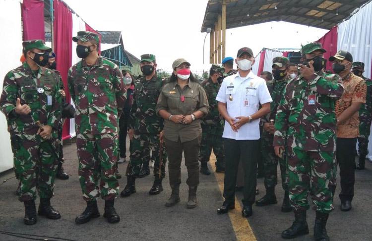 Serbuan Vaksinasi Covid-19 TNI AU di Kabupaten Gunungkidul Menyasar 10.000 Sasaran
