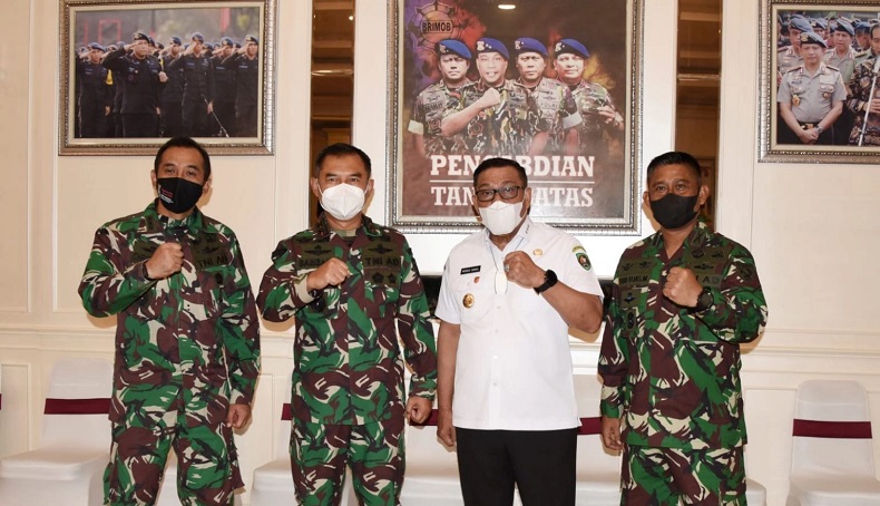Kunjungi Gubernur Maluku, Pangdam Pattimura Siap Bersinergi      