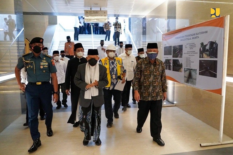  Ditargetkan Selesai Bulan Depan, Ini Penampakan Terowongan Silaturahmi Masjid Istiqlal dan Gereja Katedral Jakarta
