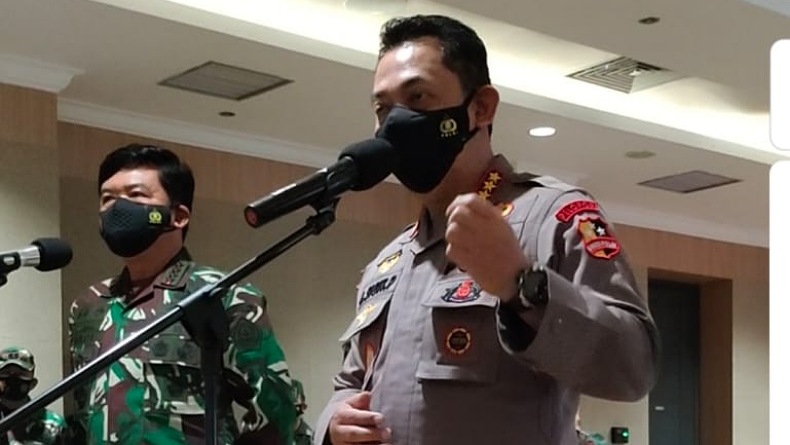 Panglima TNI dan Kapolri Cek Penerapan Aplikasi Silacak dan InaRisk di Merauke