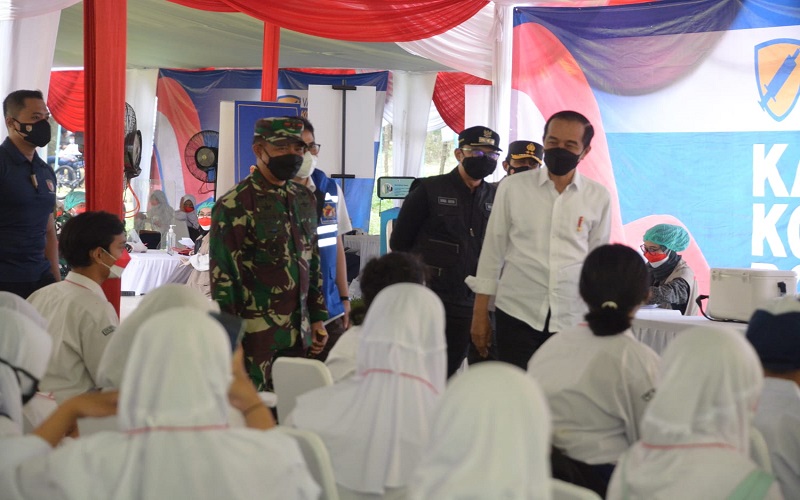 Kodam Siliwangi Gelar Gebyar Vaksin Kolaborasi Kebangsaan di Bogor, Sasar Ribuan Pelajar