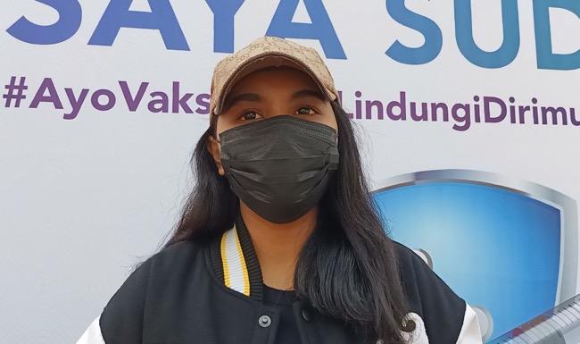 Jelang Sekolah Tatap Muka, Siswa SMA Ini Semangat Ikut Vaksin di Sentra Vaksinasi MNC Studios