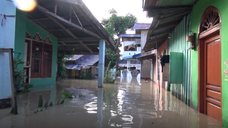 Sungai Padang Meluap, Ratusan Rumah di Kota Tebingtinggi Terkena Banjir