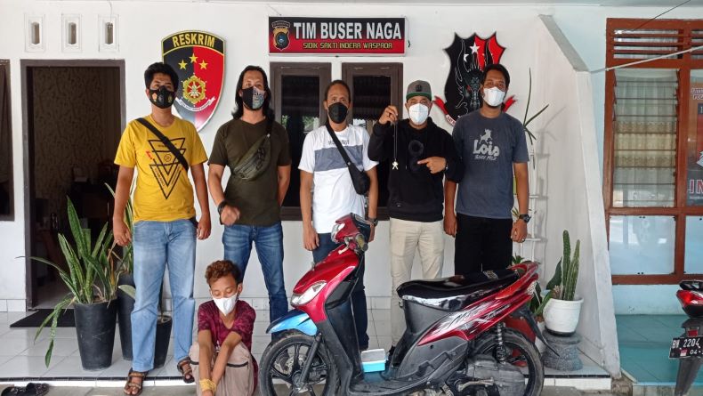 Gegara Kalah Berkelahi, Remaja di Pangkalpinang Curi Motor Lawan