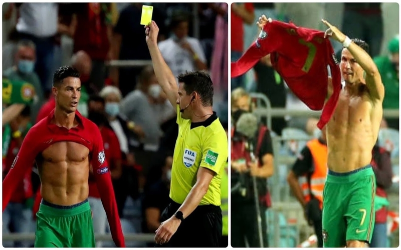 Sengaja Dapat Kartu Kuning, Cara Cristiano Ronaldo Isi Tenaga Bela Man United