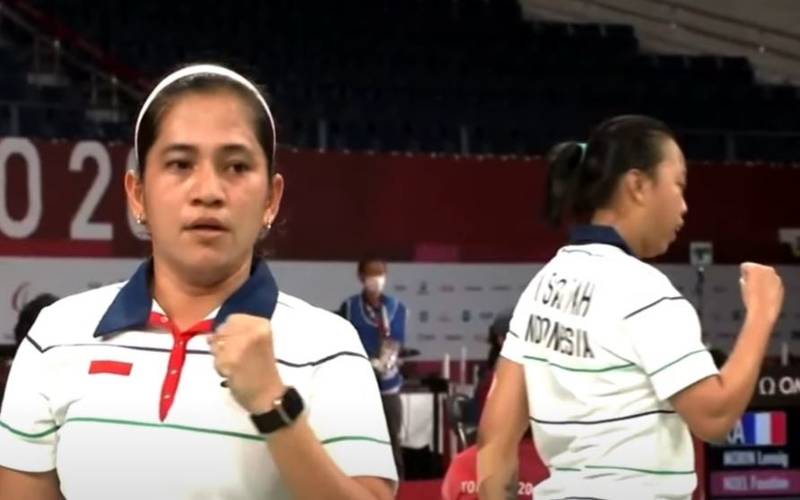 Ganda Putri Leani/Khalimatus Raih Emas, Indonesia Buka Puasa Setelah 41 Tahun
