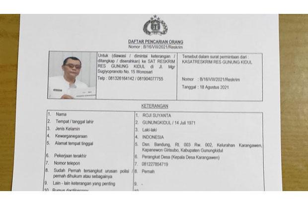 Jadi DPO Korupsi JJLS, Lurah di Gunungkidul Menyerahkan Diri