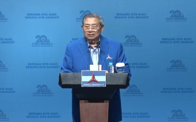 20 Tahun Partai Demokrat, SBY Kenang Almarhumah Istri dan Berdoa Pandemi Segera Berakhir