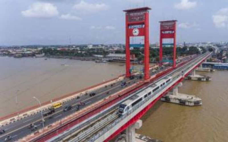 Cuaca Palembang Cerah Berawan hingga Malam Hari 