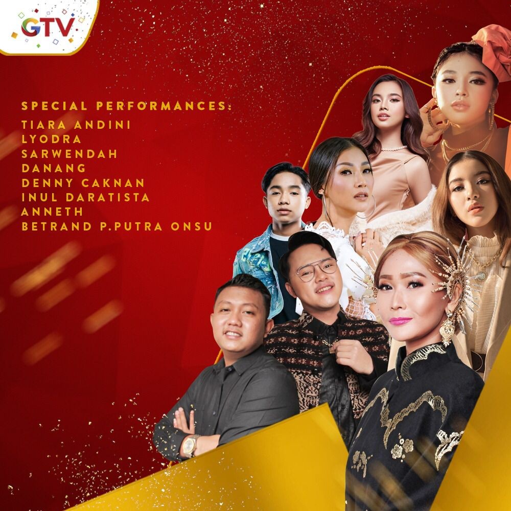 Malam Ini Tiara Andini, Lyodra, Betrand Peto, Sarwendah, Denny Caknan dan Inul Meriahkan Obsesi Awards 2021
