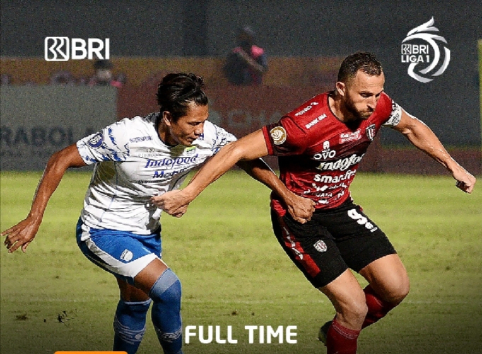 10 Pemain Bali United Tahan Imbang Skuad Mewah Persib Bandung