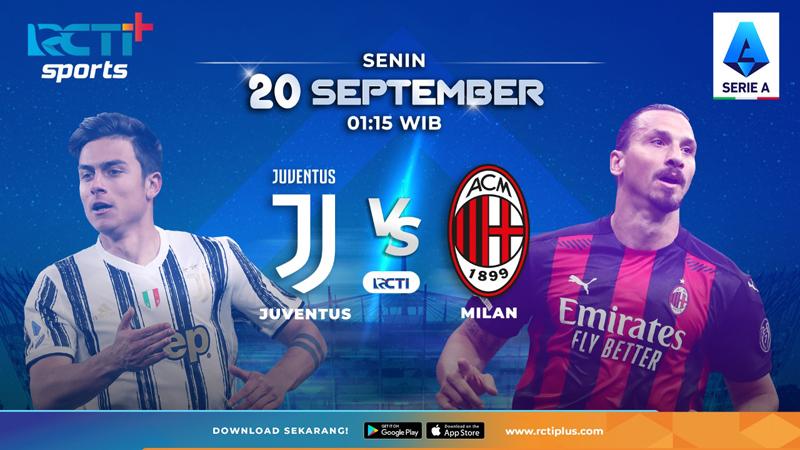 Link Live Streaming Juventus Vs AC Milan di RCTI+