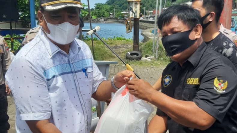 Polres Buka Pelayanan Vaksinasi di 15 Lokasi Kepulauan Sangihe