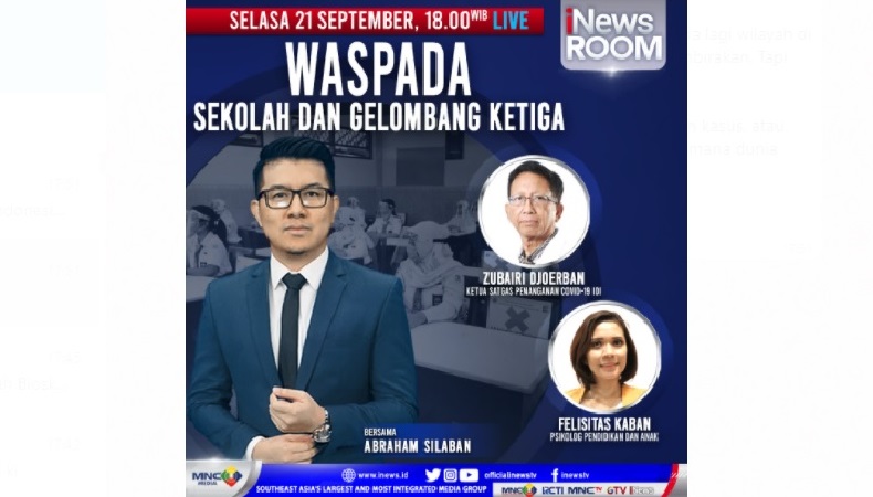Ancaman Corona saat Sekolah Tatap Muka, Selengkapnya di iNews Room