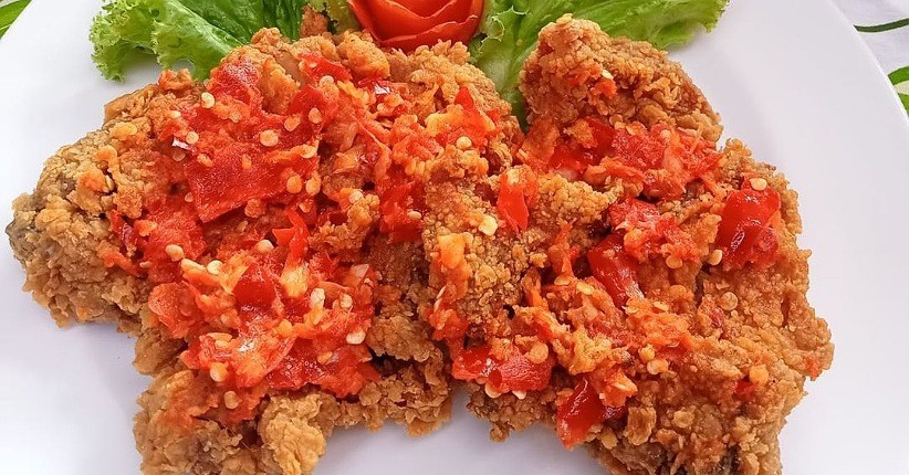 Cara Membuat Bumbu Sambal Ayam Geprek, Makin Lezat Dipadukan Kacang
