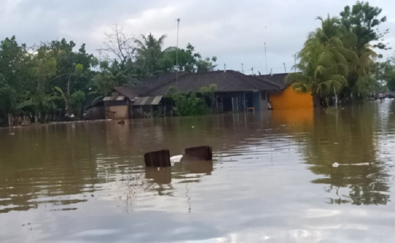 Jembrana Dilanda Banjir dan Longsor, Jalan Denpasar-Gilimanuk Terendam Air
