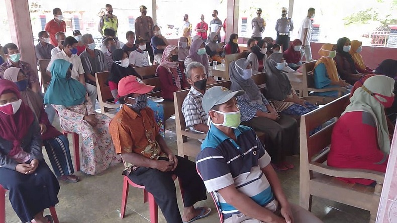Pacu Herd Immunity, Ditlantas Polres Boyolali Vaksin Warga Juwangi Bersama MNC Peduli