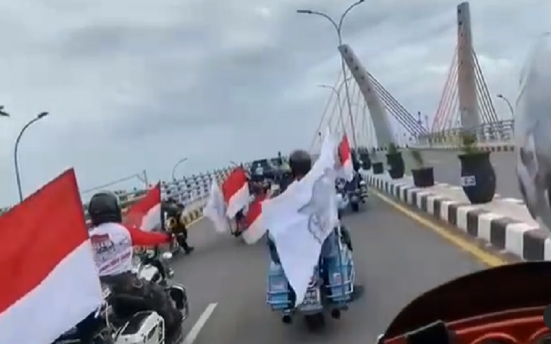Viral Moge Lintasi Jembatan Sei Alalak yang Belum Diresmikan, Ini Jawaban Polda Kalsel 