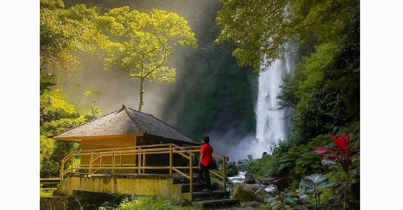 Ide Liburan ke Bandung, Asyik ke Curug Cimahi Pemandangannya Mirip Lukisan