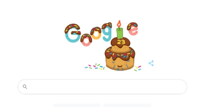 Google Ulang Tahun Ke-23 Tahun, Dirayakan lewat Doodle Hari Ini