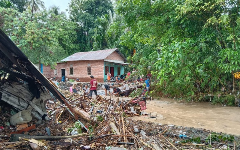 Usai Hujan Deras, Banjir Bandang Terjang Delapan Kelurahan di Kota Lubuklinggau