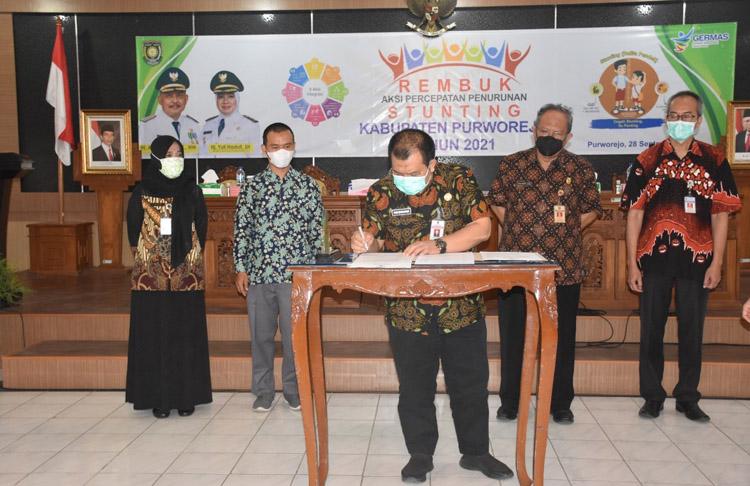 Purworejo Komitmen Pengentasan dan Pencegahan Kasus Stunting