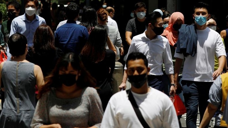 AS Naikkan Status Covid Singapura Berisiko Sangat Tinggi
